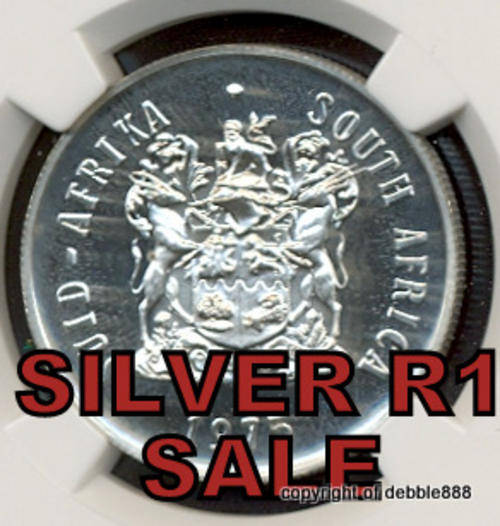 SILVER 1 RAND SALE !!!!! ***1975 - PF67 CAMEO !!! 2ND HIGHEST GRADE !!! Only 1 better !!!
