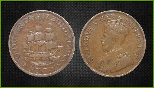 1927 SA Union Penny # Good Condition # PENNY SALE!!!!!