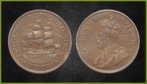 1930 SA Union Penny # Good Condition # PENNY SALE!!!!!