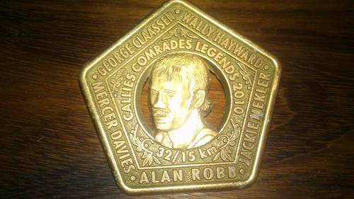 Alan Robb 15km medal