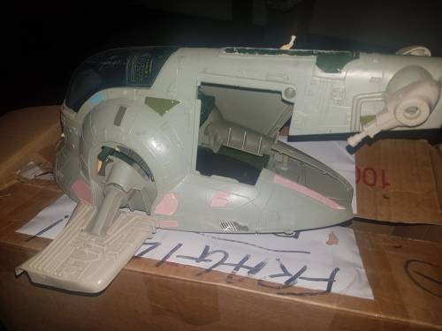 KENNER EMPIRE STRIKES BACK 1981 BOBA FETT'S SLAVE 1 (MISSING THE BACK HATCH