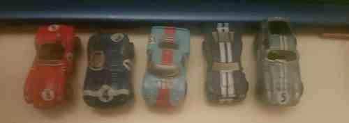 MICRO MACHINES 1989 RACERS COLLECTION COMPLETE SET OF 5