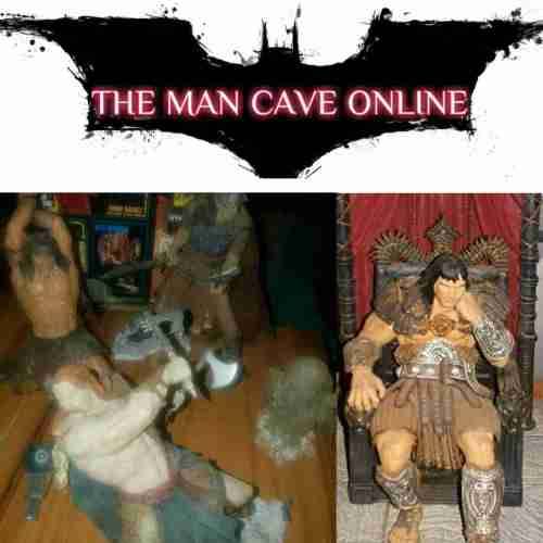 MCFARLANE King Conan of Aquilonia ON THRONE + 3 SERIES 1 FIGURES COMPLETE ##SPECIAL##