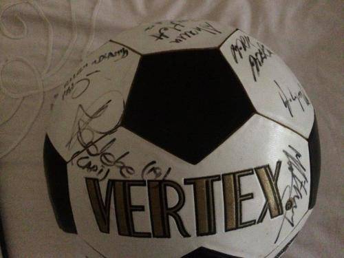 BAFANA BAFANA SIGNED SOCCER BALL BY 1997 SQUAD 24 signatures