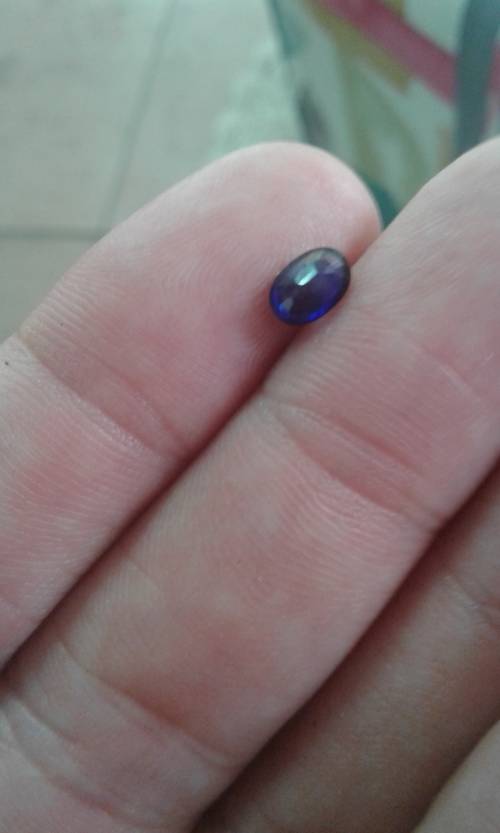 0 .6ct  Natural Royle blue Sapphire  untreated unheated Investment stone