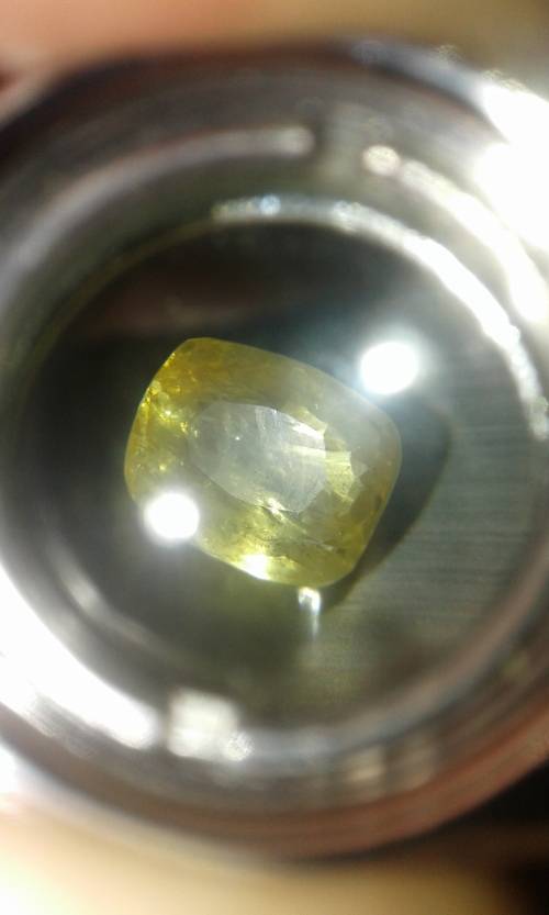 4Ct Massive Natural Yellow Sapphire ( Unheated )