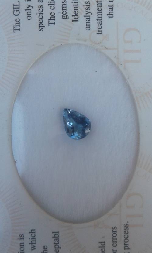 1.33 ct "GIL" CERTIFIED TOP CLASS FIRE BLUISH VIOLET 100% NATURAL TANZANITE