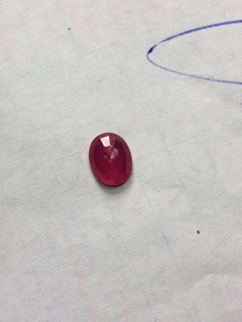 Natural 1.16 Ct Red pink Ruby