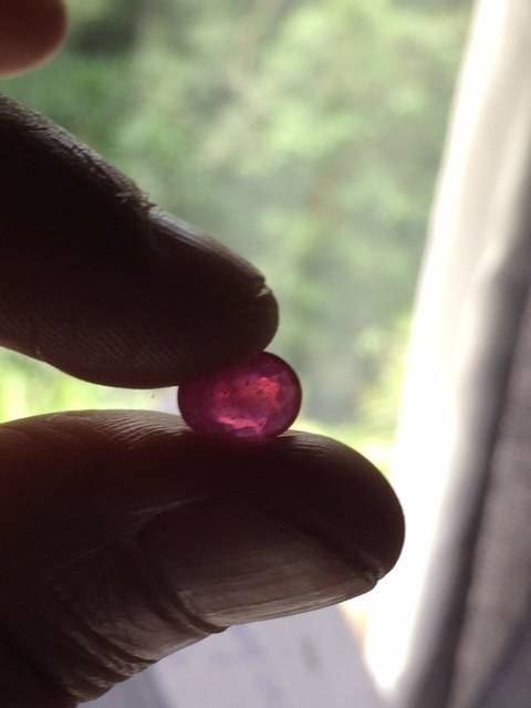Natural 1.16 Ct Red pink Ruby