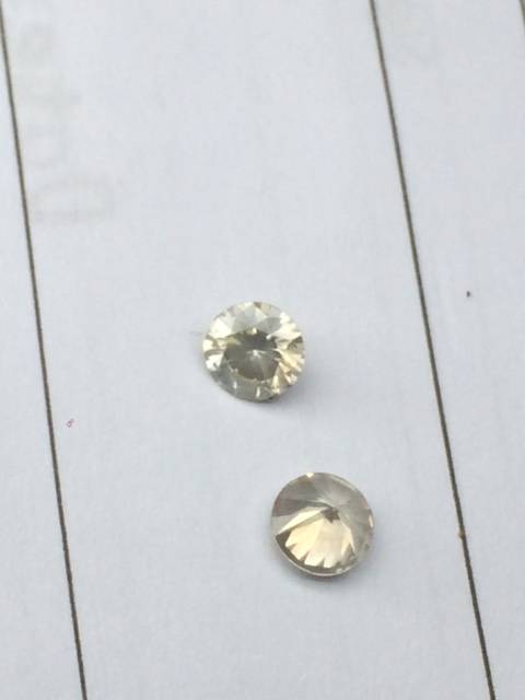 RARE Natural 0.51 Ct Diamond Pair k Colour 100% Untreated Natural VIDEO RARE Natural 0.51 Ct Diamond