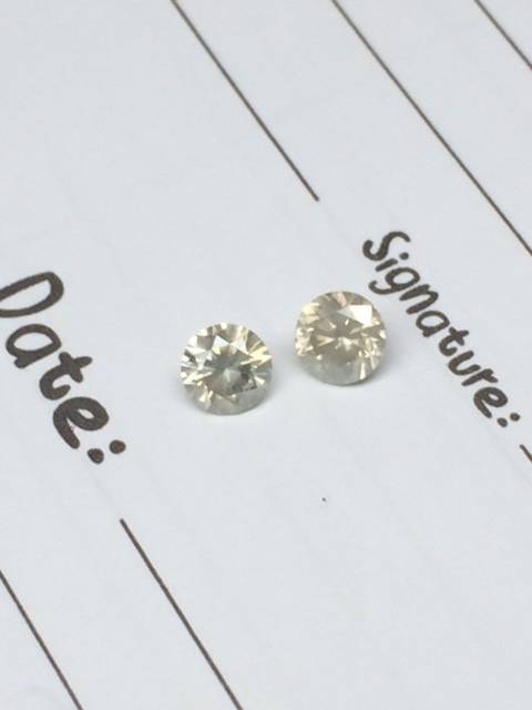 RARE Natural 0.51 Ct Diamond Pair k Colour 100% Untreated Natural VIDEO RARE Natural 0.51 Ct Diamond
