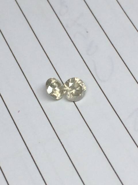 RARE Natural 0.51 Ct Diamond Pair k Colour 100% Untreated Natural VIDEO RARE Natural 0.51 Ct Diamond