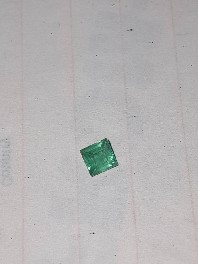 Natural 0.41 Ct Zambian Emerald