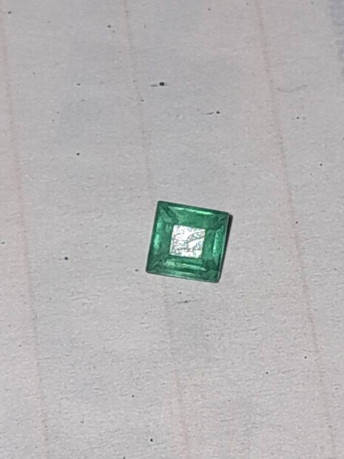 Natural 0.41 Ct Zambian Emerald