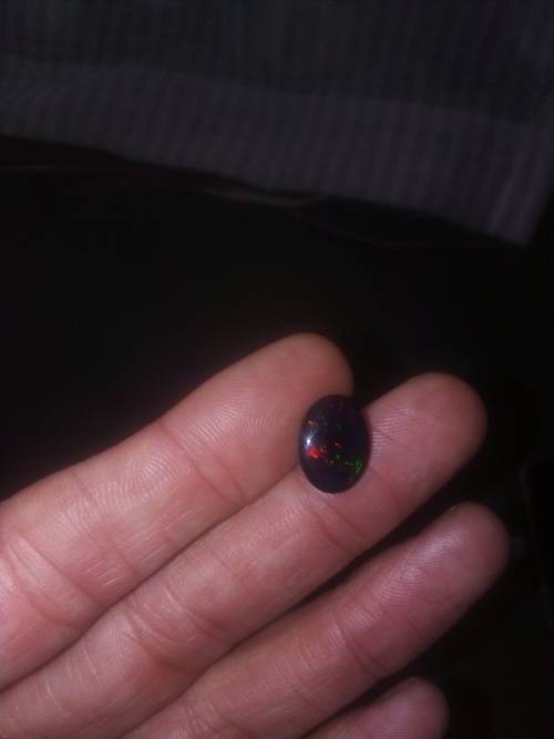 Natural 3.80 Ct Black Ethiopian Opal