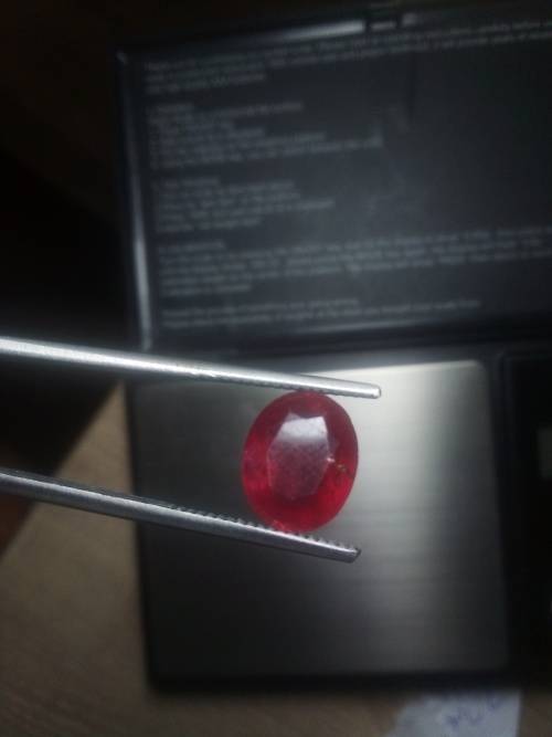 Natural 4.4 Ct Red Pink Ruby