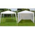 3 x 6m Gazebo Folding Tent Marquee w/ Side Walls for Functions, Weddings, Events, Picnics - White