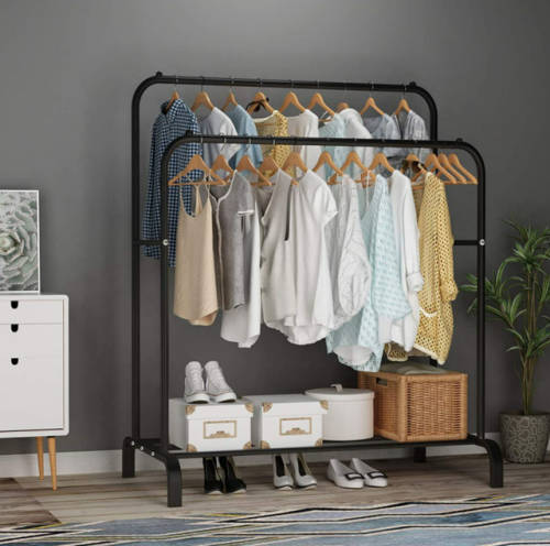 Clothes Rail With Shoe Rack