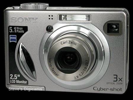 SONY Cyber-Shot Digital Camera 5.1 megapixels model DSC-W5