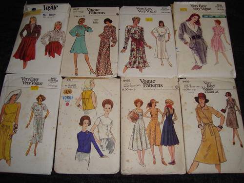 8 x VOGUE PATTERNS