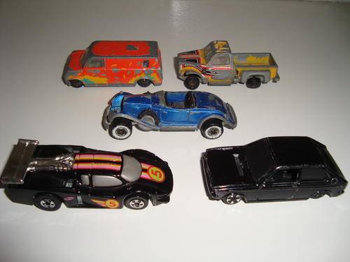 DIE CAST CARS-1981 universal no 1501,hot wheels mattel 1988,hot wheels 1982,yatming 1607, 1x unknown
