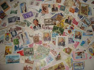 mixed lot stamps with Presidents Mandela, de Klerk, Botha etc