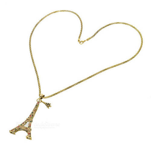 EIFFEL  TOWER  PENDANT NECKLACE