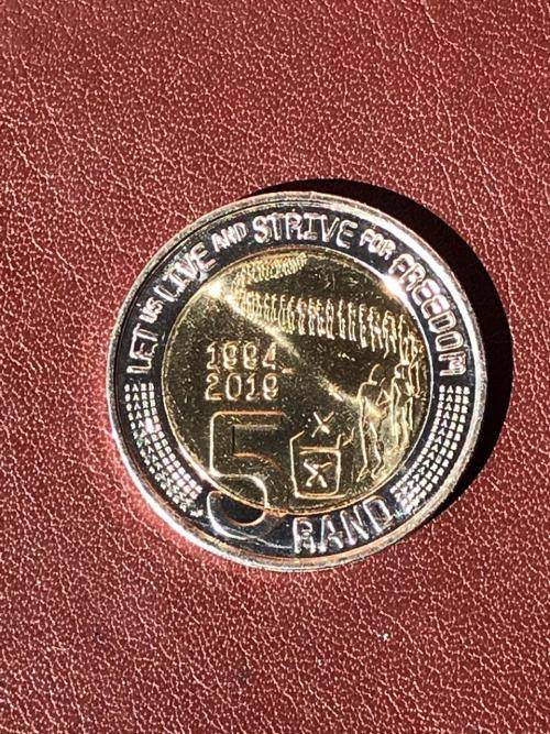 2019 R5   25years  LET US LIVE and STRIVE FOR FREEDOM ## MINT  STATE ## SPECIAL  OFFER ##