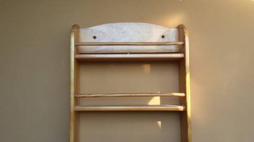 Lovely pine spice rack.