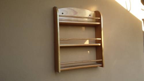 Lovely pine spice rack.