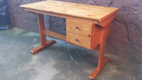 Beautiful solid pine desk.