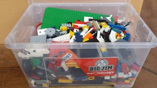Large collection of Lego.