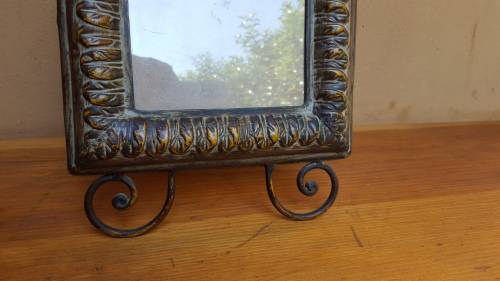 Beautiful metal standing frame.