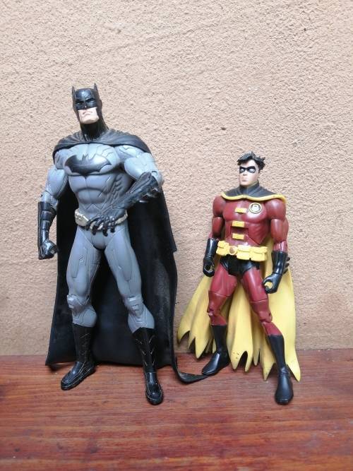 Awesome Batman and Robin plastic action figures.
