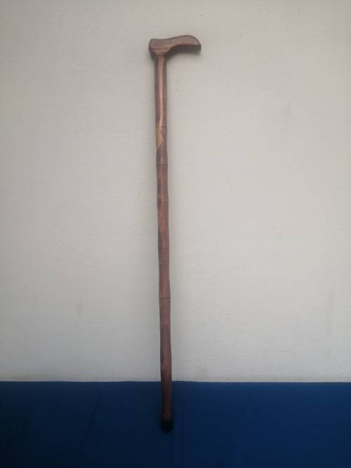 Lovely solid kiaat walking stick.