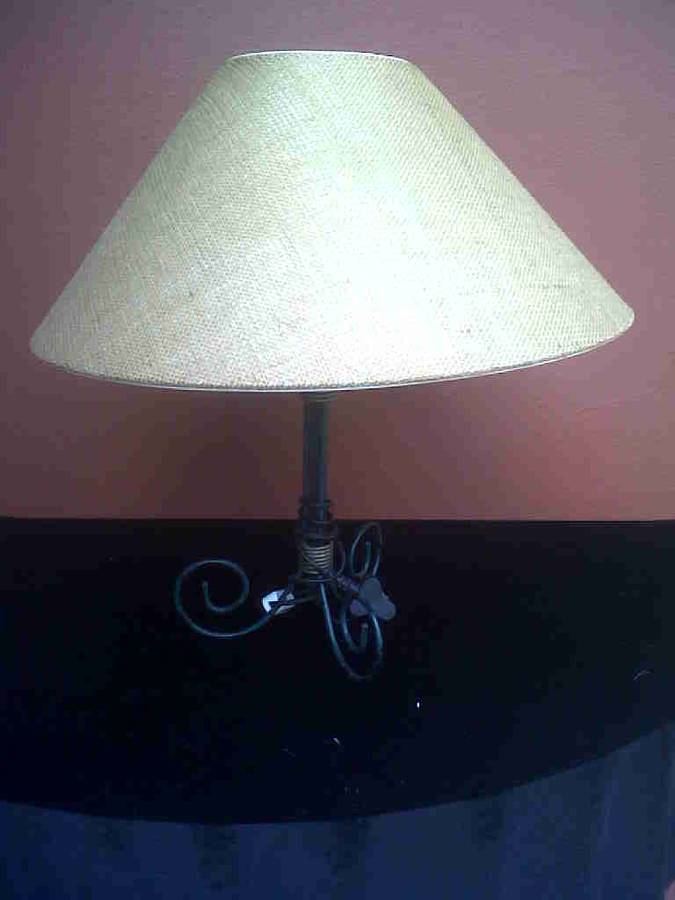 LOVELY WROUGHT IRON LAMP
