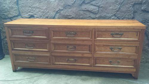 Beautiful large solid wood sideboard.