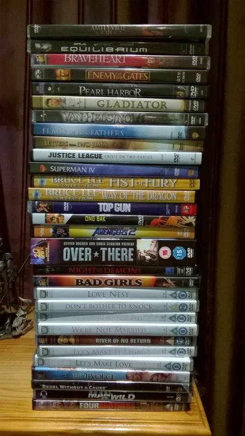 Over 150 Movies to go WITH SAMSUNG BLUE RAY PLAYER