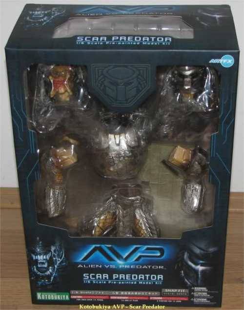KOTOBUKIYA ARTFX ALIEN VS PREDATOR STATUES:  1:6 ALIEN WARRIOR & SCAR PREDATOR