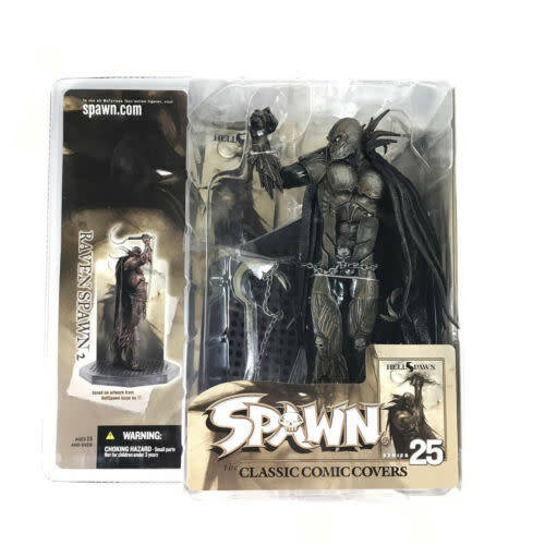 SPAWN SERIES 25 CLASSIC COMIC COVERS - SPAWN HELLSPAWN ISSUE 2004 HELL RAVEN MCFARLANE MC