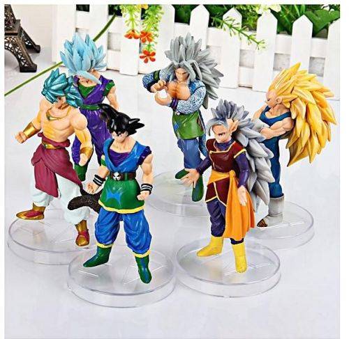 Grandista (2 Pack) - Super saiyan vegeta and Super Saiyan Goku and 10 DBZ Figures