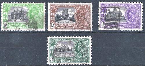 INDIA - KGV - 1935 SILVER JUBILEE -  USED - PER SCAN