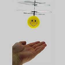 Infra-Red Indoor Remote controlled flying- Smiley face - gyro active flying fun