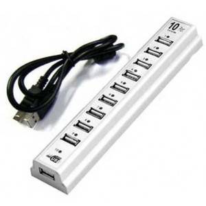 10 Port Hub - Has its own power supply and 2.0