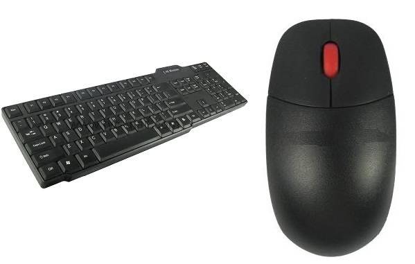2.4 GHZ Wireless mouse and Keyboard - USB Plug and play