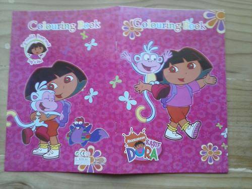 DORA ACTIVITY BOOK & PURPLE HEADBAND & BUBBLES