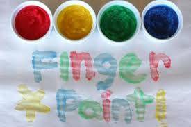 NON TOXIC FINGER PAINT 6 X 25ml & Free A4 Jotter!!!