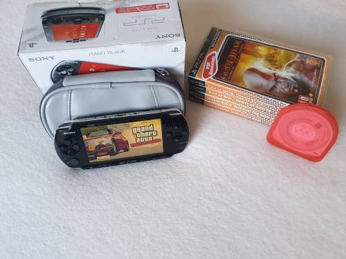 Sony PSP/Playstation Portable Slim + 11 Games + Original Box