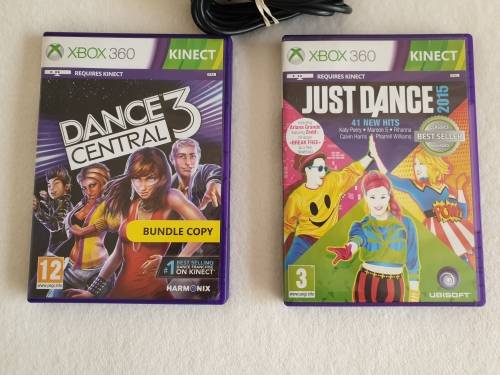 Xbox 360 Kinect Sensor + 2 Games