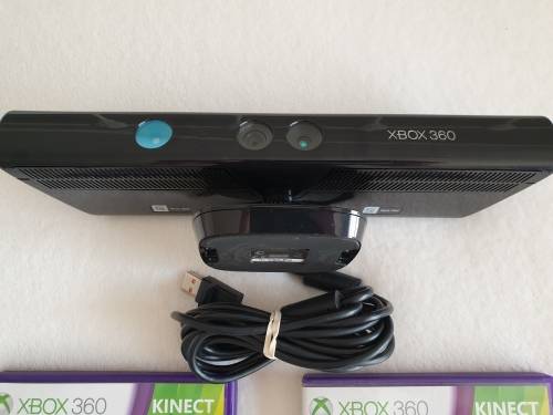 Xbox 360 Kinect Sensor + 2 Games
